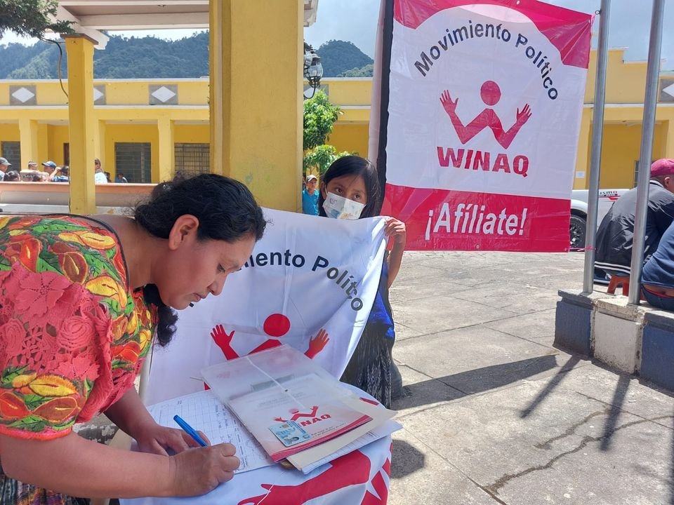 Jornada de afiliación en el municipio de Tactic, Alta Verapaz.